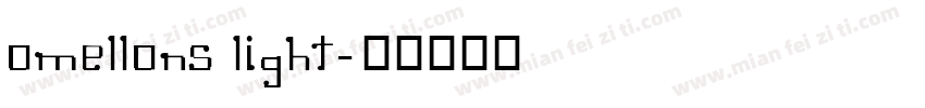 Omellons Light字体转换